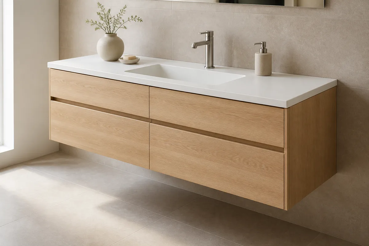 Hauteur standard d'une vasque de salle de bain
