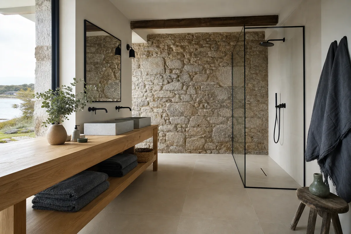 Salle de bain à Baden : rénover une résidence secondaire